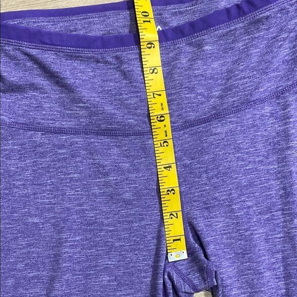 PrAna Purple Heathered Tori Capri Leggings Yoga Capri Size Large - Picture 12 of 16